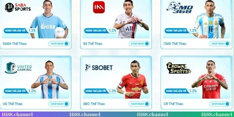 Cá độ thể thao xanh chín tại Hi88