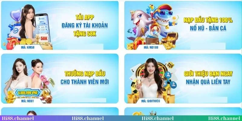 Chương trình tặng thưởng dành cho thành viên mới