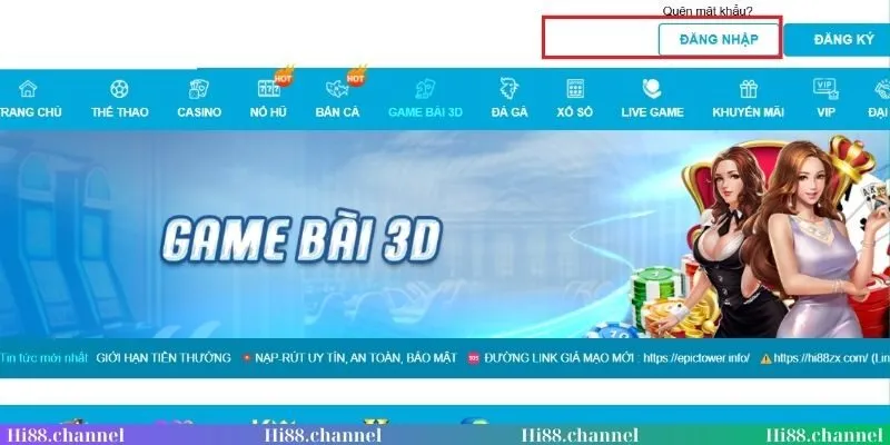 Hàng loạt lợi ích khi đăng nhập Hi88