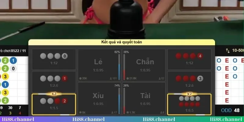 Sản phẩm xóc đĩa live chất lượng